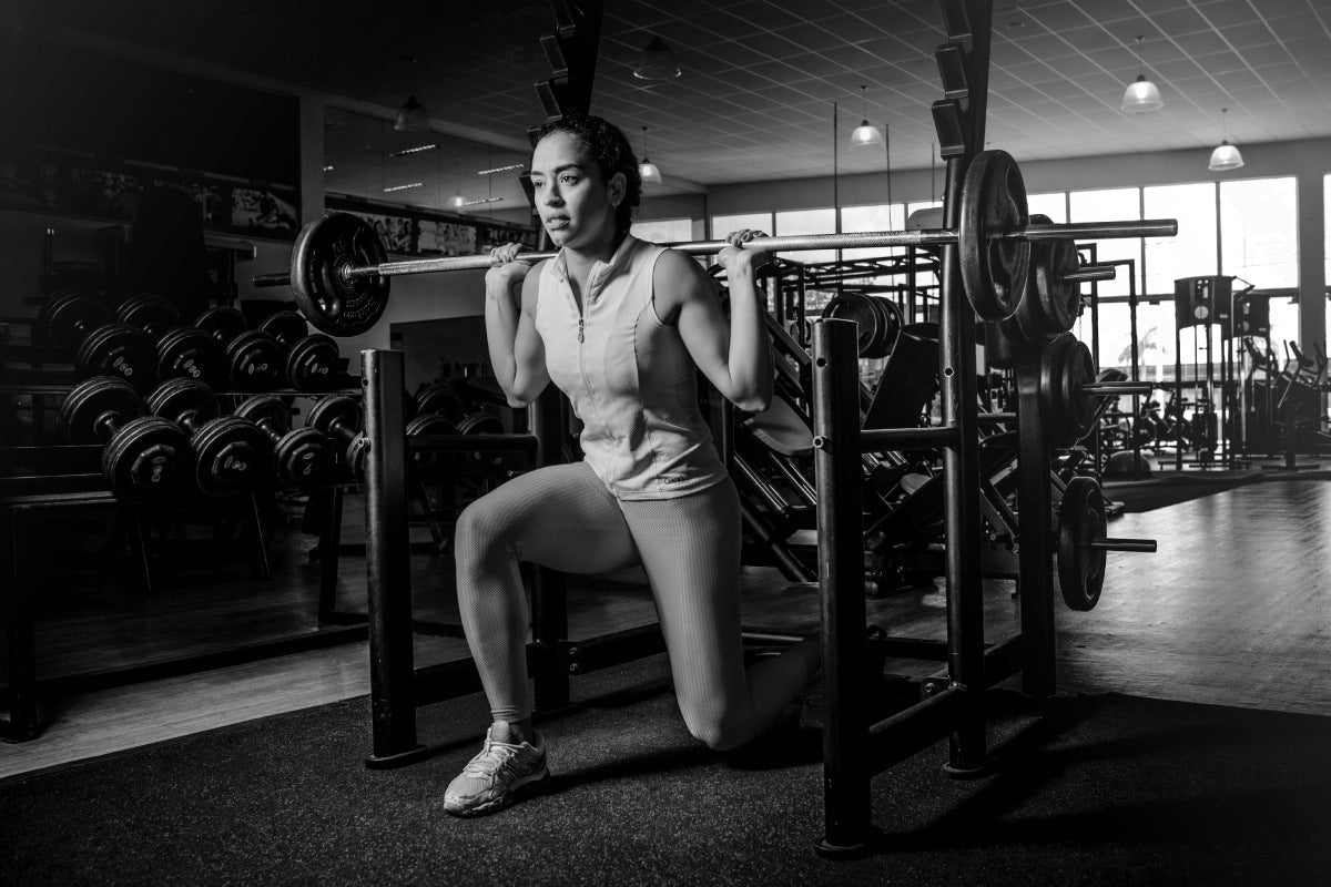 woman strength training to prevent plantar fasciitis