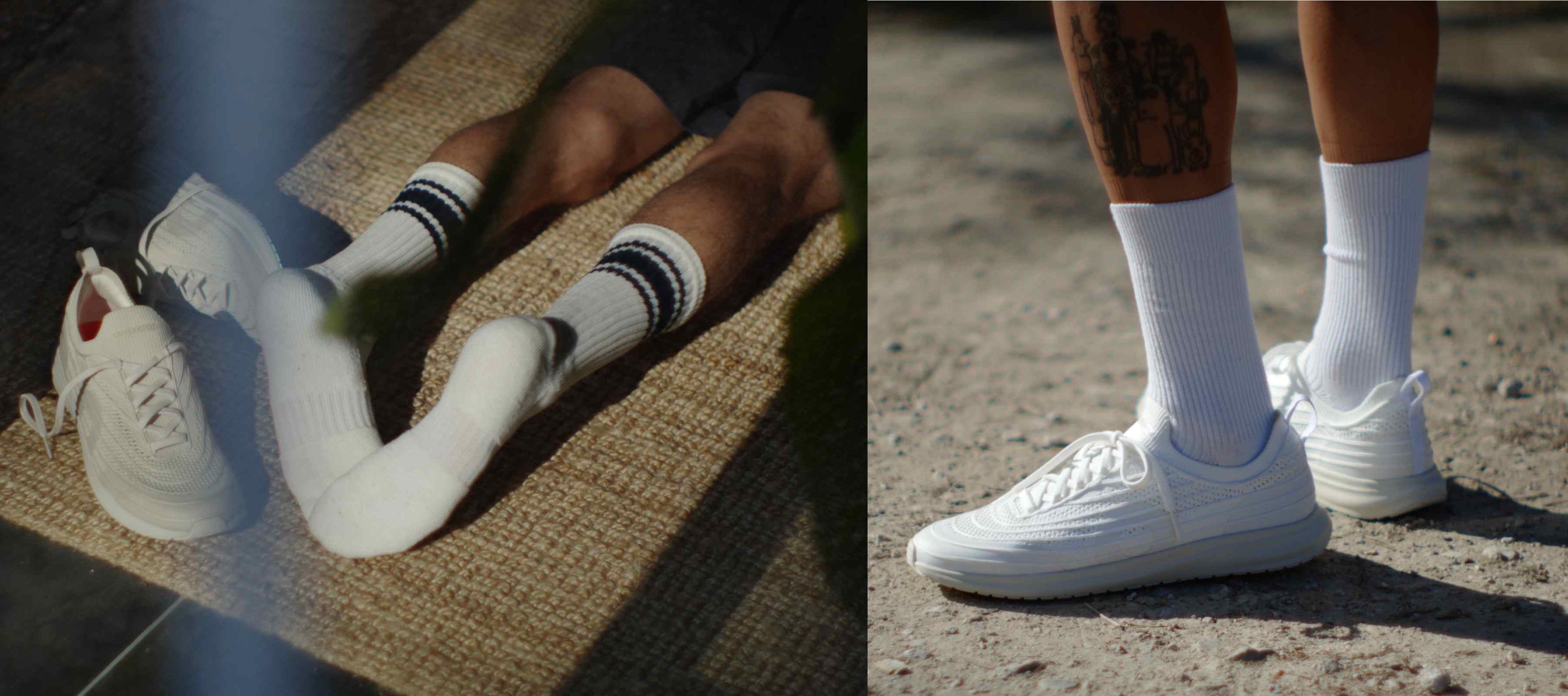 active recovery shoes side-by-side