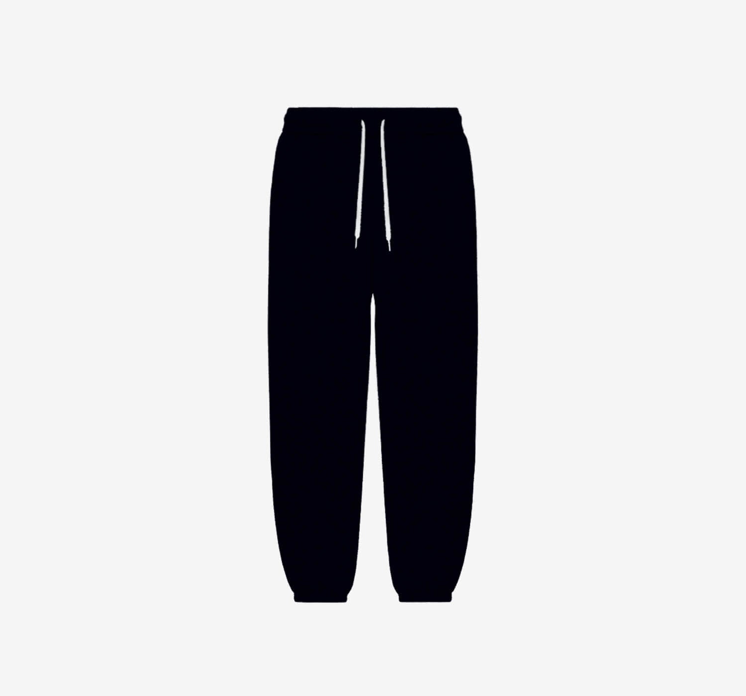 Graphic Sweatpants - Black