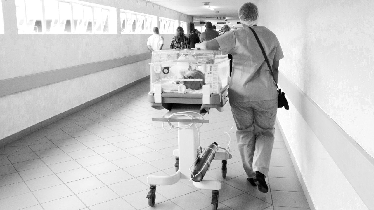 nurse walking and wondering if she can wear crocs
