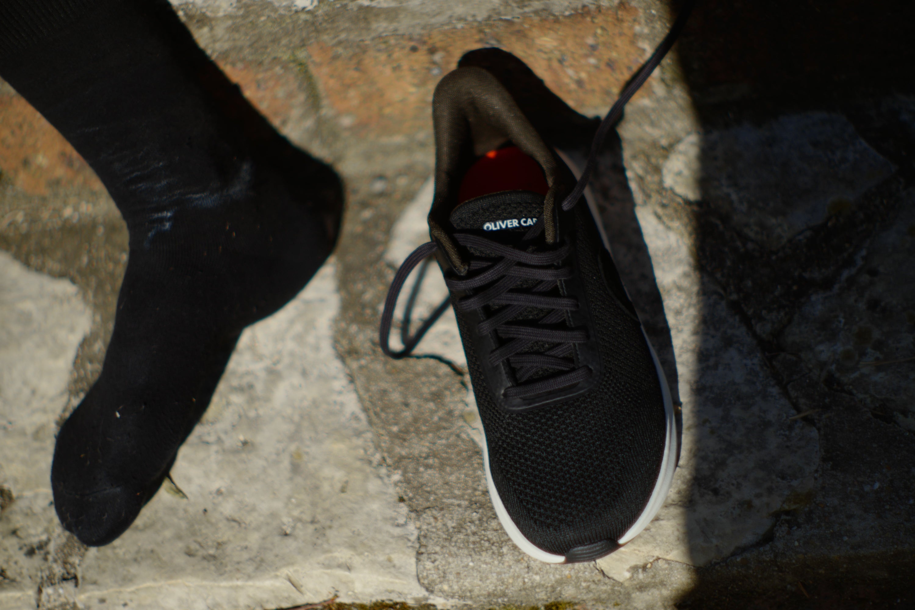 aerial view of cross training shoes for men