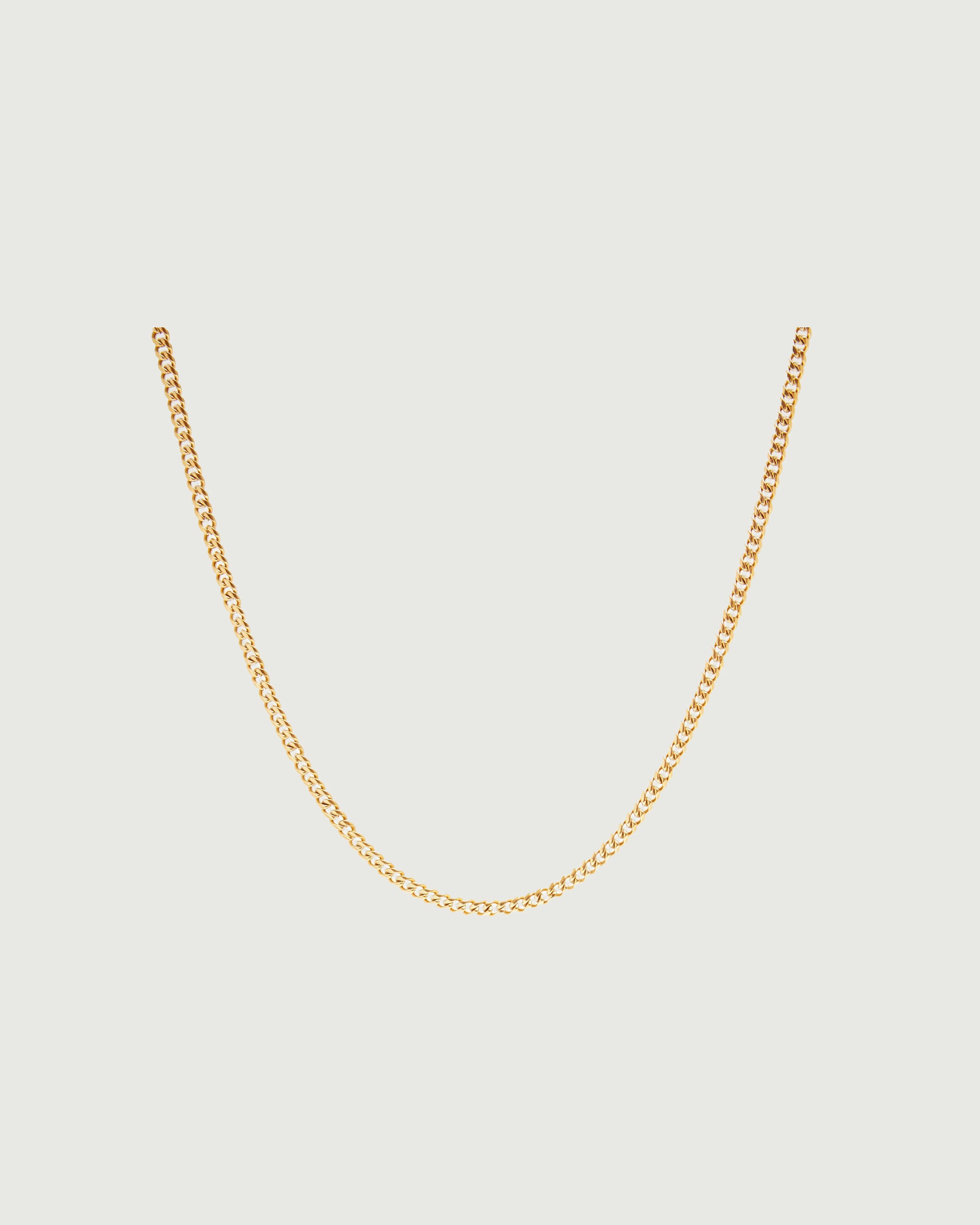 2mm Cuban Chain | Gold