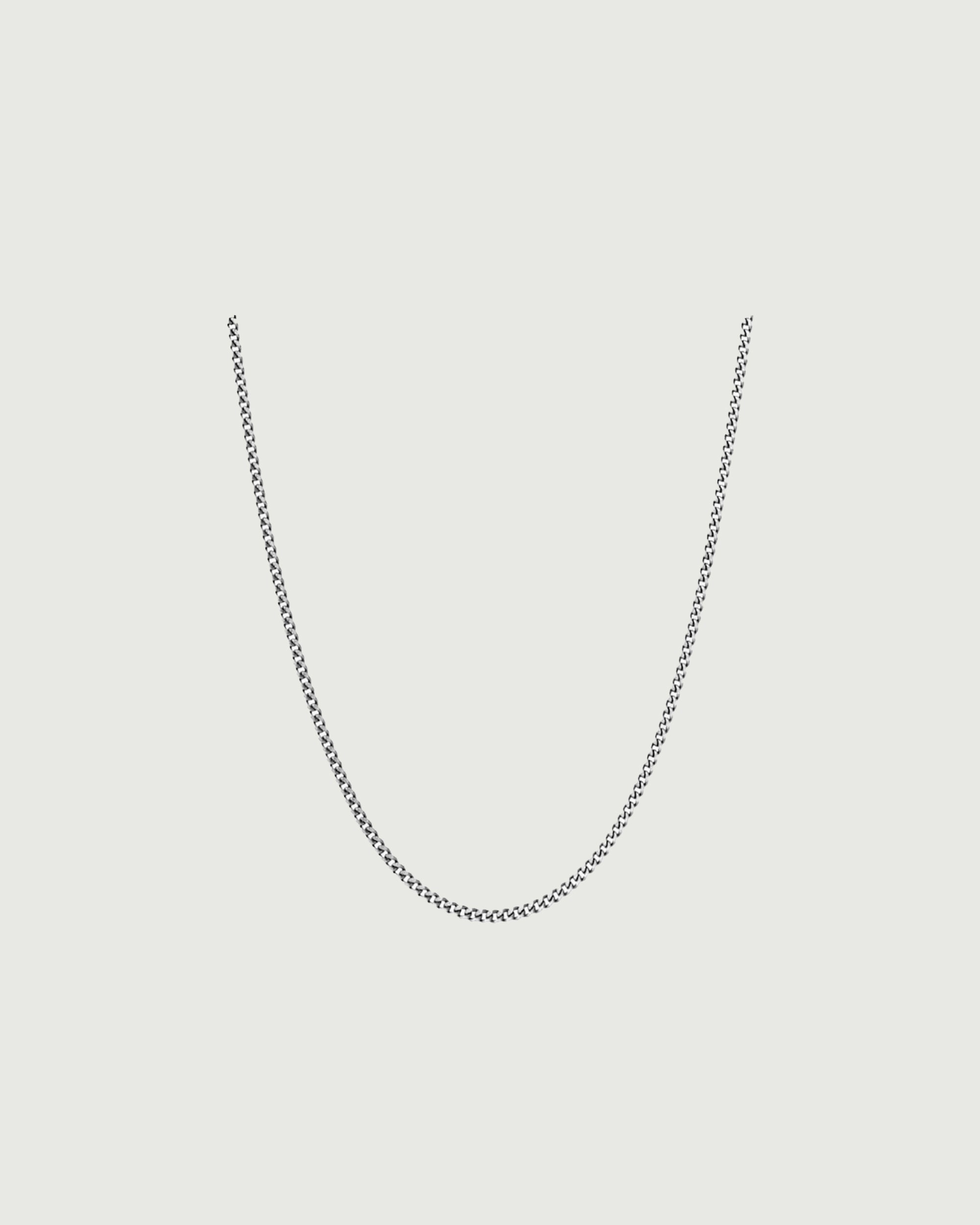 2mm Cuban Chain | Silver