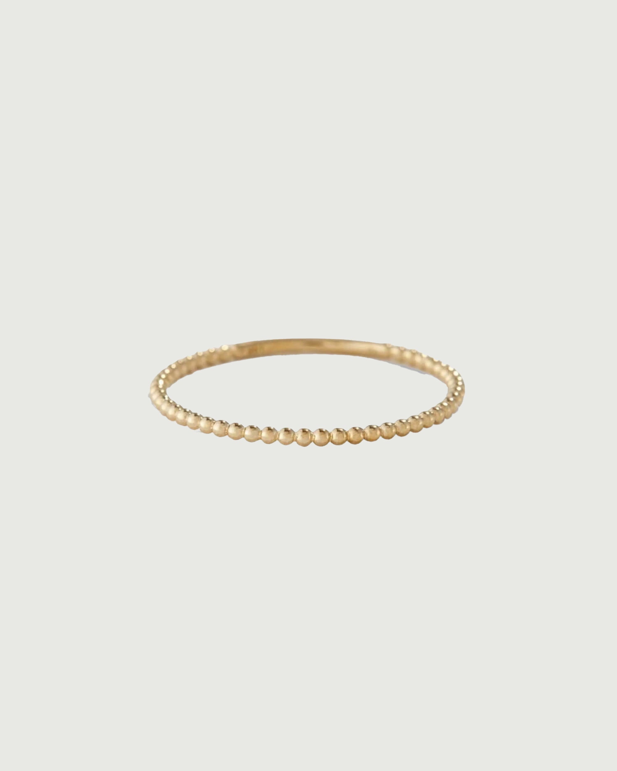 Bead Ring | Gold
