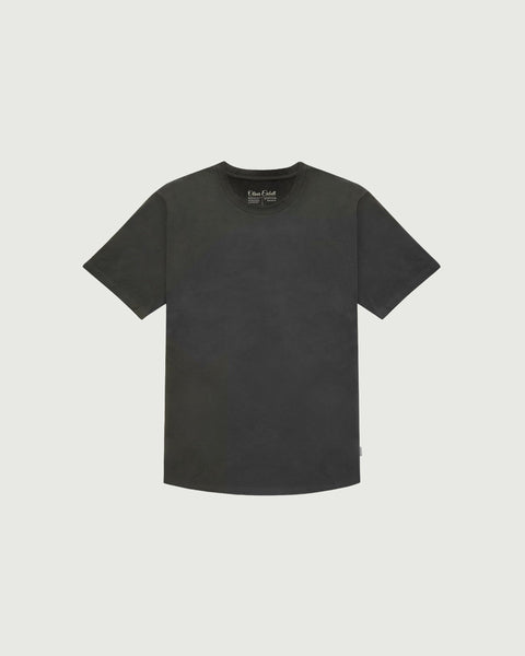 ★LMC★ CNTRST CURVED LONG SLV TEE charcoal 0LM23SLS108CRC CurvedHemTeeCharcoal_6e0c82c6-