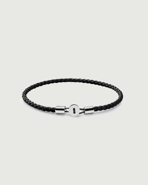 Gordon Leather Bracelet | Silver – Oliver Cabell