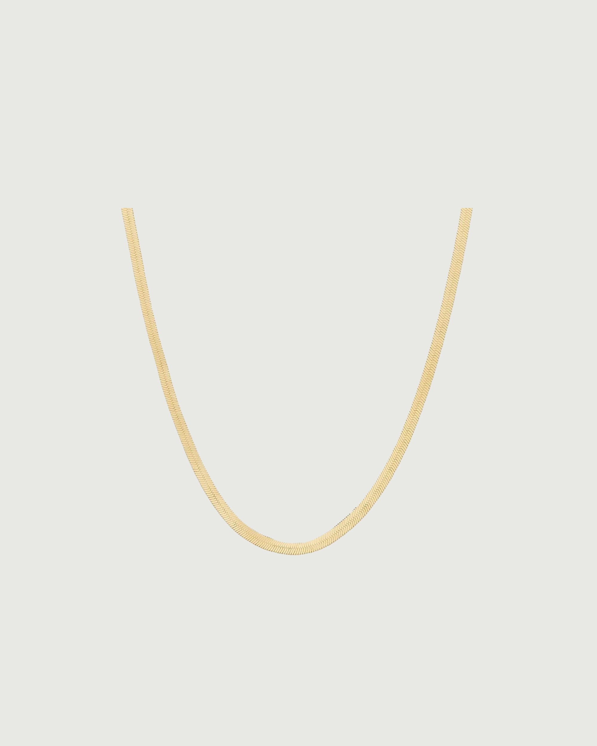 Herringbone Chain | Gold