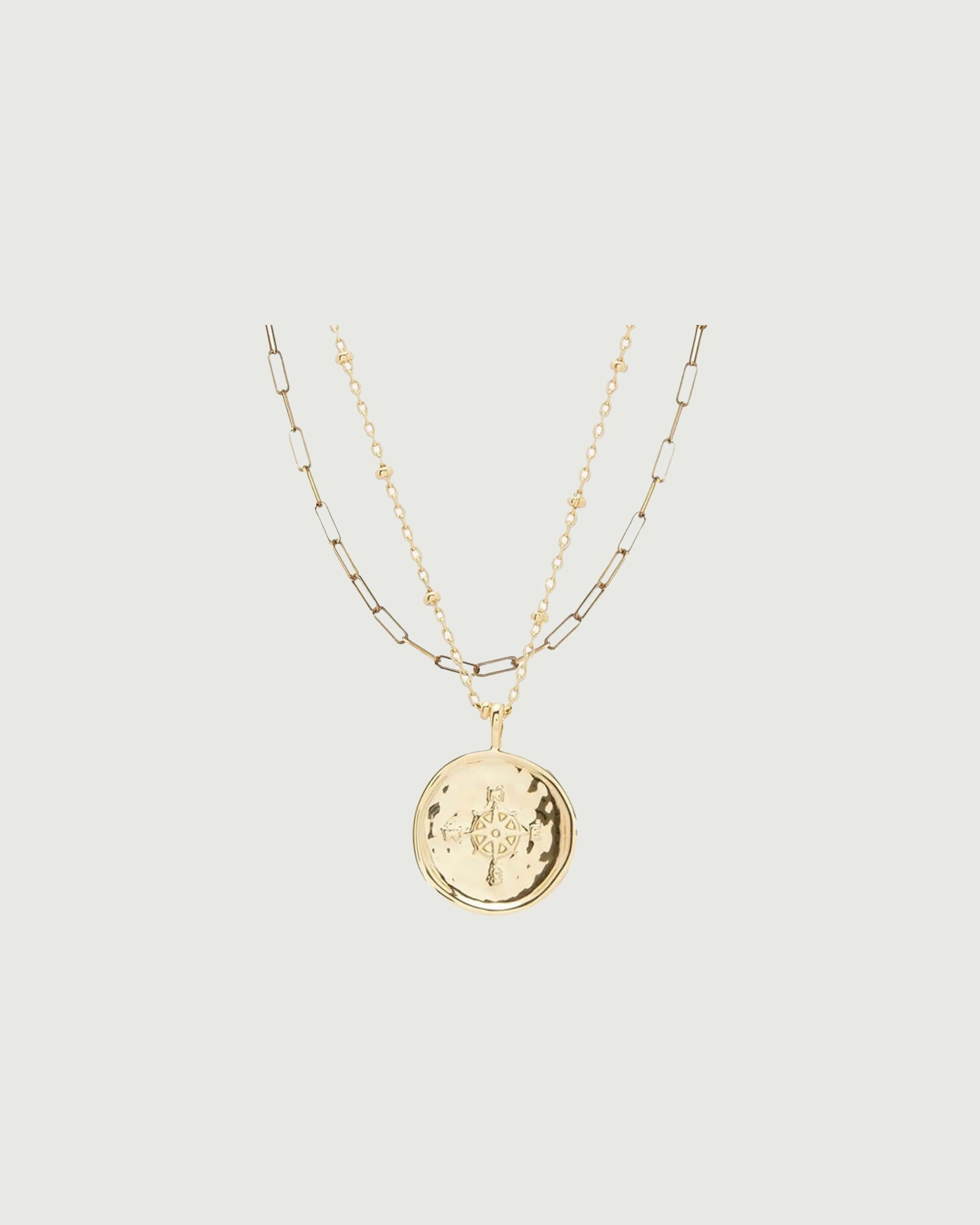 Link + Compass Set | Gold