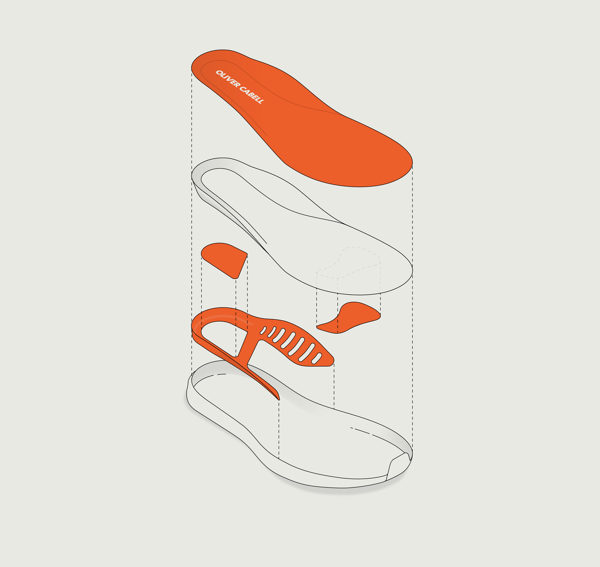 Low 1 | Sea Sand Ghost (Orthopedic) – Oliver Cabell