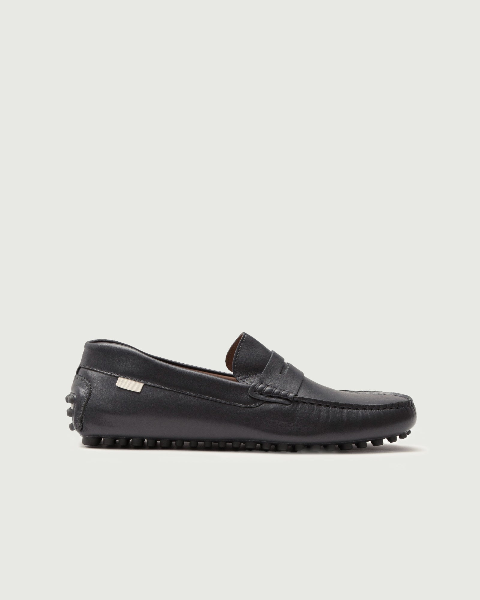Driver | Charcoal Leather