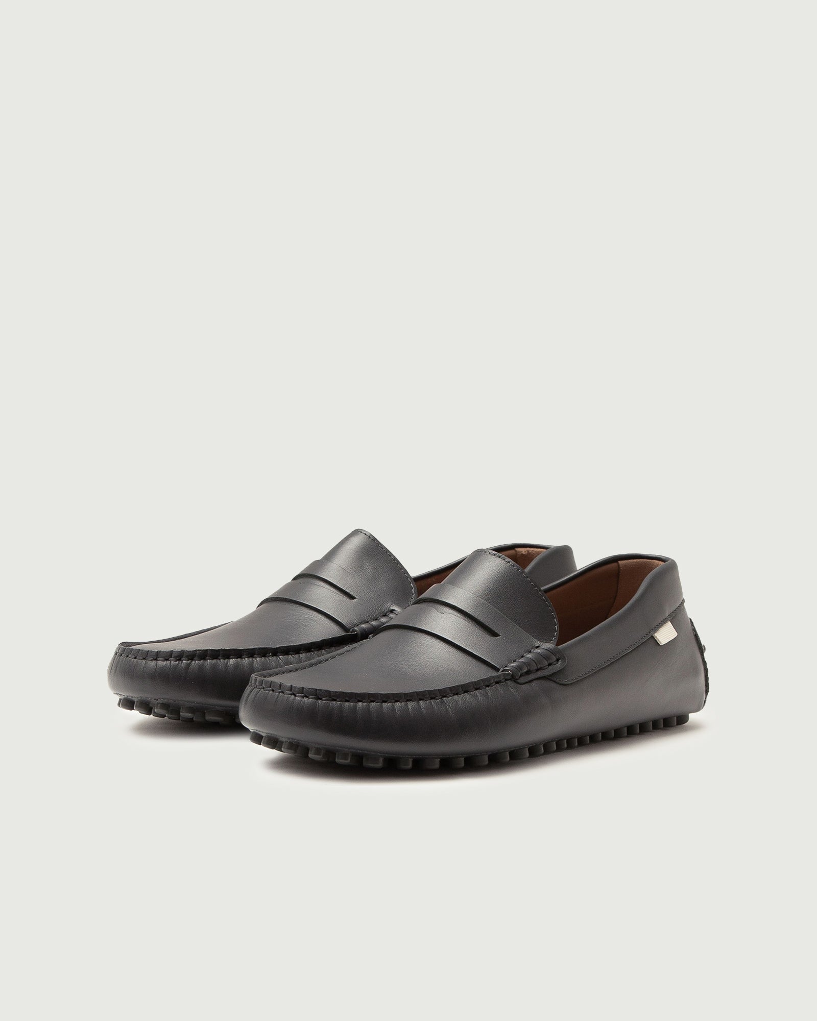 Driver | Charcoal Leather