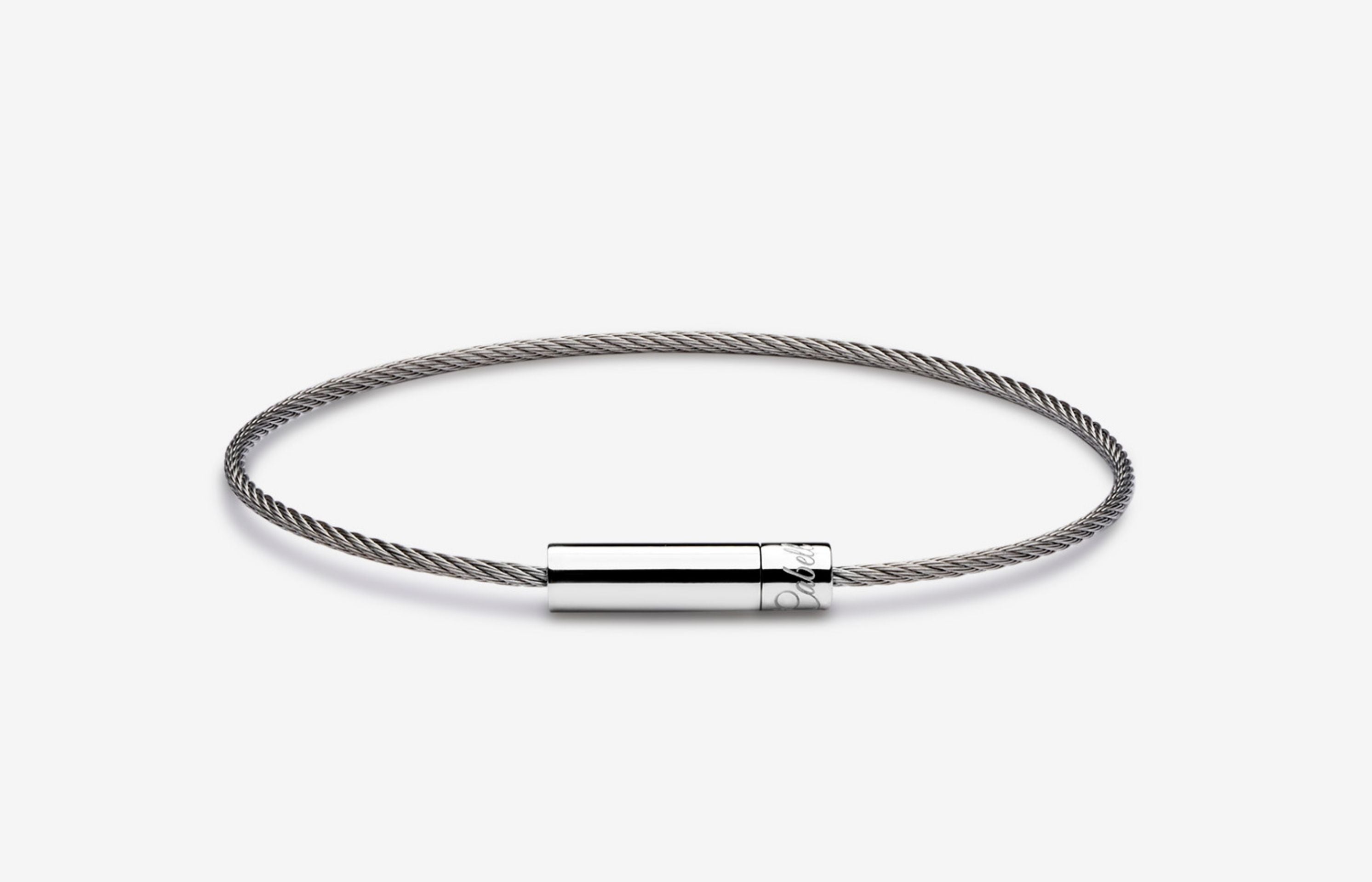 Men's Italian Cable Silver Bracelet | Royal Chain Group