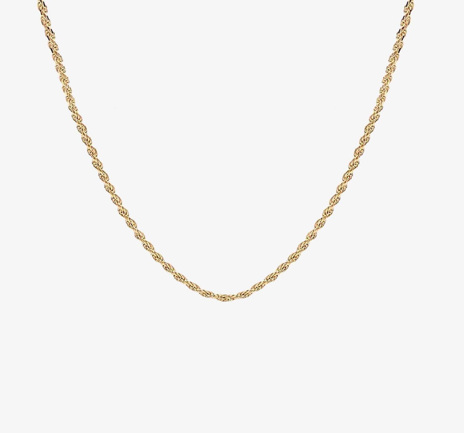 4mm Rope Chain | Gold - Oliver Cabell